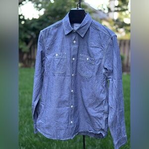 Carhartt Women’s Casual Blue Button Down Shirt